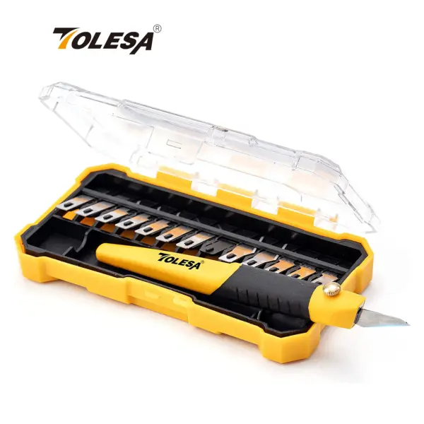 Tolesa Precision Craft Knife Set with 13 Blades - Image 7
