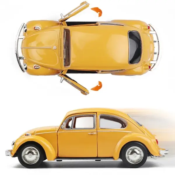 1:36 Classic Volkswagen Beetle Alloy Model - Image 6