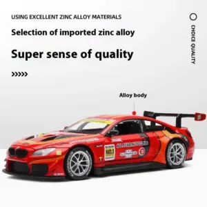 1:24 BMW M6 GT3 Diecast Racing Car Model 15 Sb980b5409af64fd3bbd13effd00a3619N