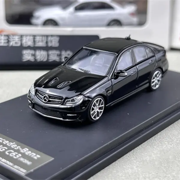 Diecast 1:64 Benz C63 W204 507 Model Car - Image 4