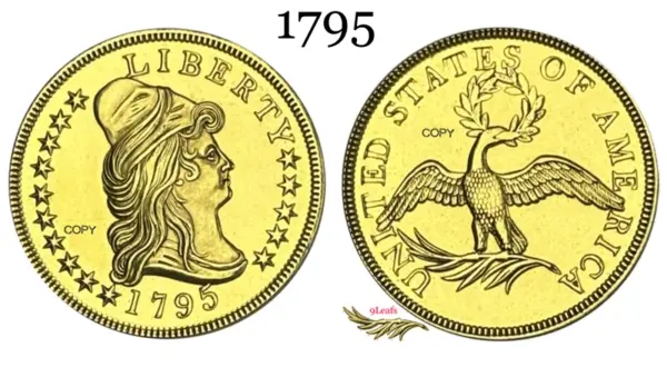 Liberty Cap Commemorative Coin Replica 1795 - Image 5