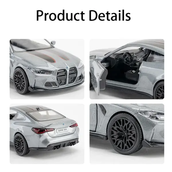 1:36 BMW M4 CSL Die-cast Model Car - Image 3