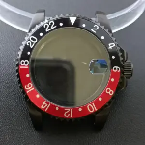 NH35 GMT Steel Watch Case 40.5mm Silver 200 Sb9c7d8c950364773ba577e8cd137a435D