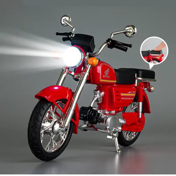 1/10 Scale JiaLing JH-70 Diecast Motorcycle Model - Image 6
