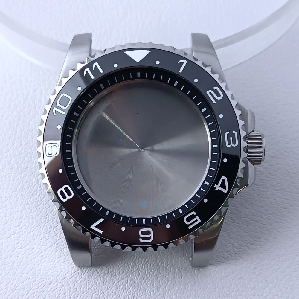 40.5mm Stainless Steel GMT Watch Case NH35/NH36 65 40.5mm Stainless Steel GMT Watch Case NH35/NH36 - Image 65