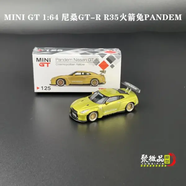 MINIGT 1:64 96 GTR R35 Metal Collectible Car - Image 7