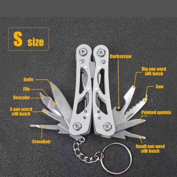 Portable Tactical Multi-tool Folding Knife Pliers - Image 4