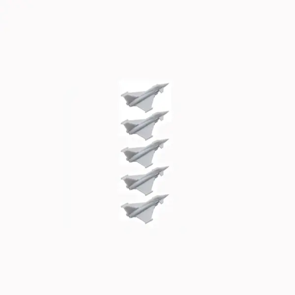 5PCS Typhoon EF-2000 Fighter Aircraft Resin Models - Image 10