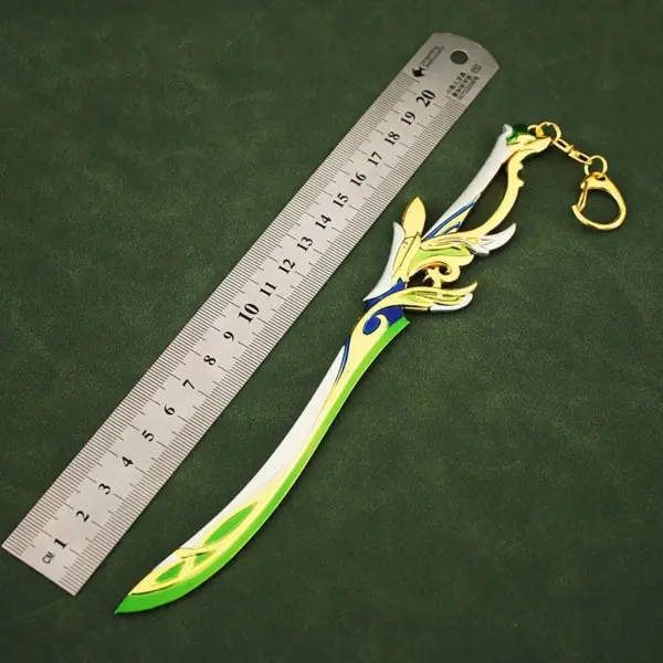 Genshin Impact Alloy Sword Keychain Accessory - Image 4