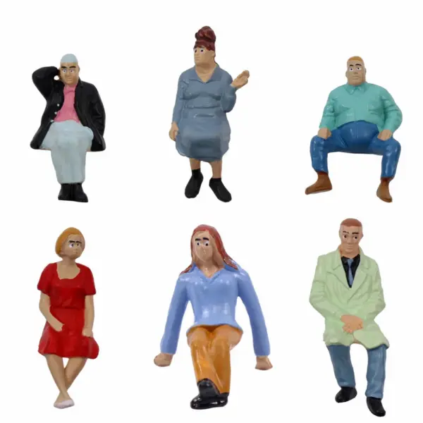 G Scale Model Seated Figures Set of 6 or 12 - Image 5