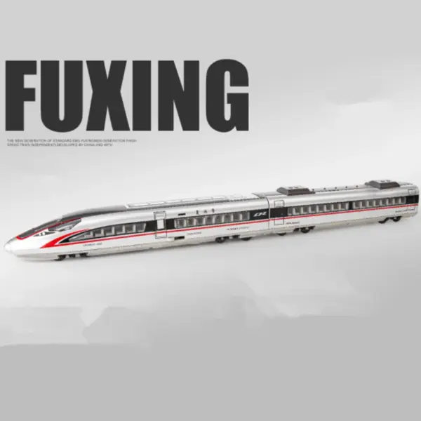 Diecast Metal High-speed Train Model Toy - Image 8