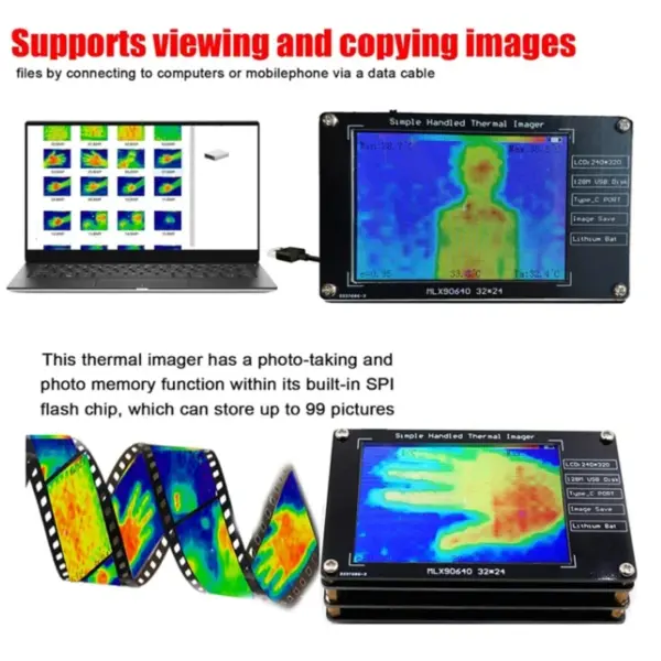 2.8 Inch Thermal Imaging Camera -40℃ to 300℃ - Image 4