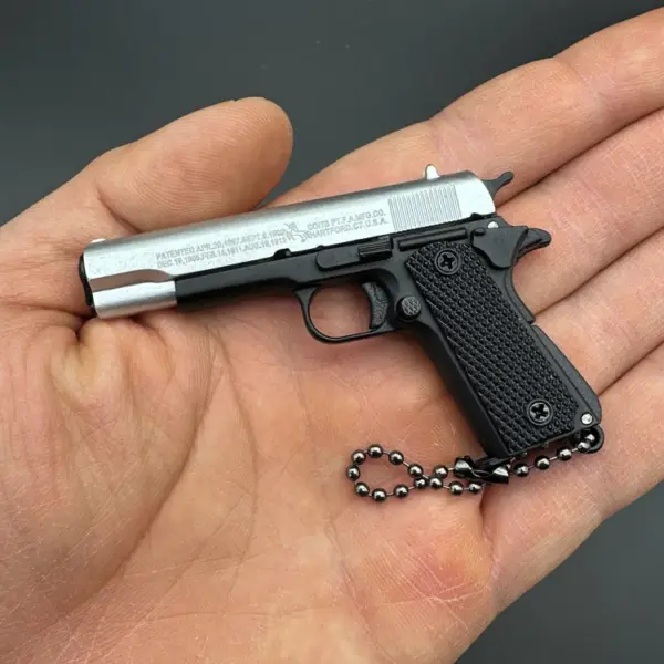 Colt 1911 Mini Alloy Pistol Keychain - Image 7