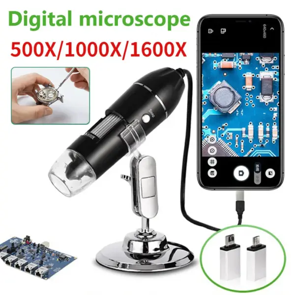 500X/1000X/1600X USB Digital Microscope Camera - Image 2
