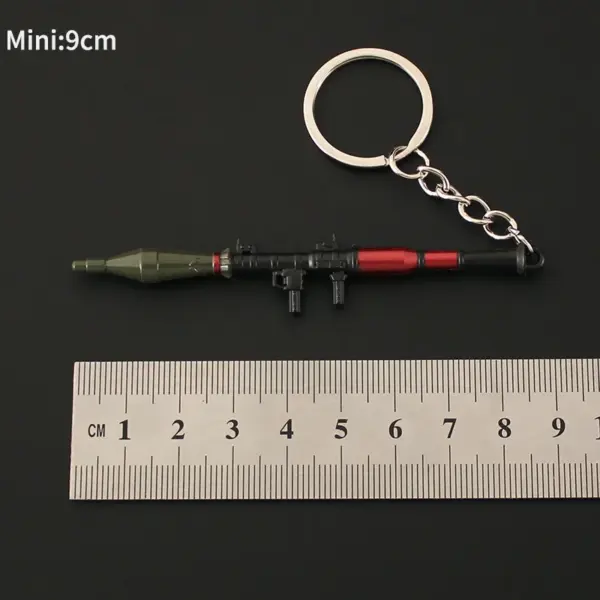 PUBG Mini Gun Metal Keychain RPG 98K AWM - Image 5