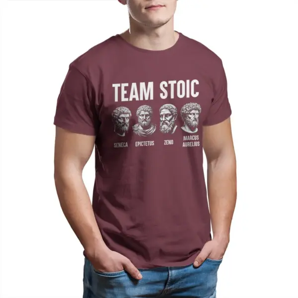 Marcus Aurelius Vintage Cotton T-Shirt for Men - Image 7