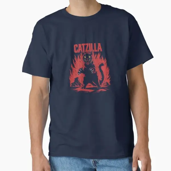 Vintage Sunset Cat Lover T-Shirt for Men - Image 11