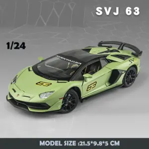 1/24 Lambor Aventador SVJ 63 Diecast Model Car 17 Sbb7f7de1130b4739aa12ea11f42d4a43t