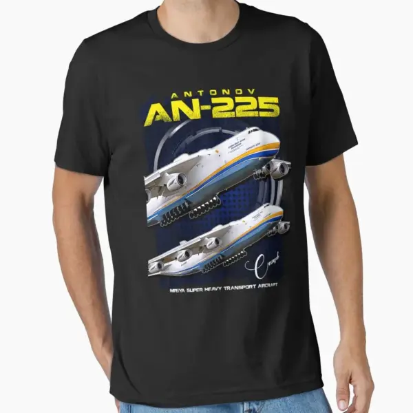 Antonov AN-225 Mriya Cotton T-Shirt Large - Image 6