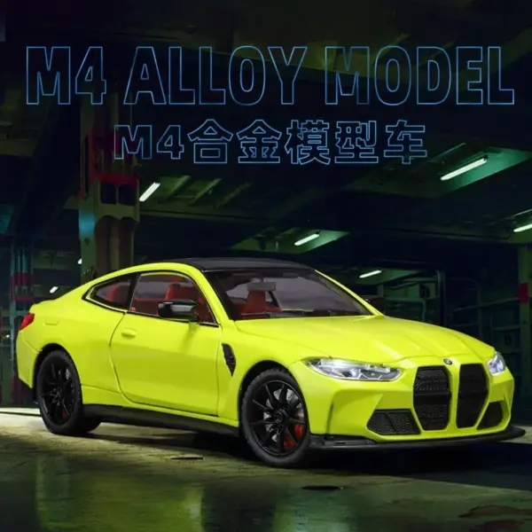 1:24 BMW M4 Diecast Sports Car Model - Image 2
