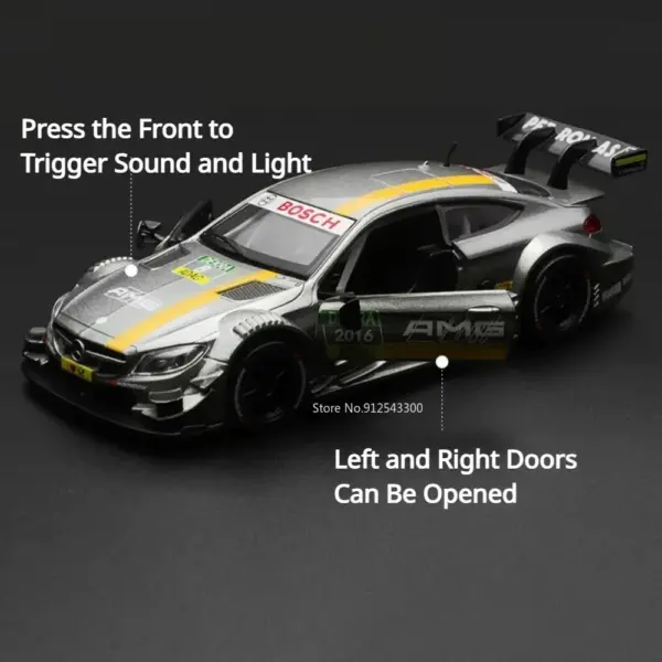 1/32 Mercedes Benz AMG C63 DTM Diecast Model - Image 2