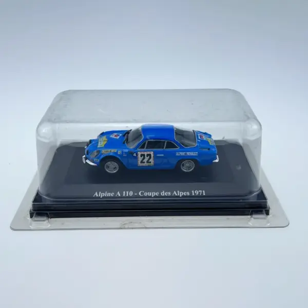 Diecast 1:43 Alpine A110 Classic Police Model - Image 7