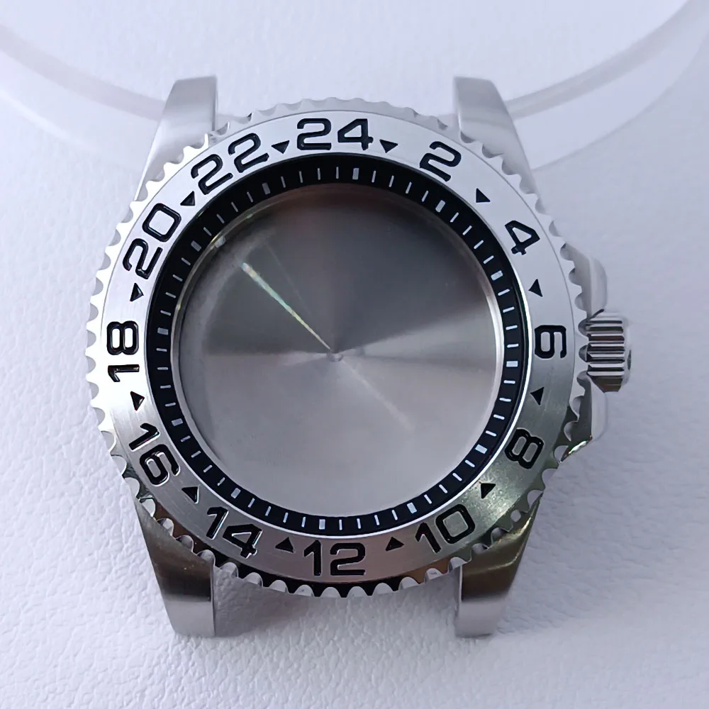 40.5mm Stainless Steel GMT Watch Case NH35/NH36 50 40.5mm Stainless Steel GMT Watch Case NH35/NH36 - Image 50