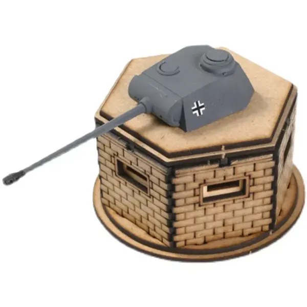 1/72 WWII Leopard Bunker Model Assembly Kit - Image 5