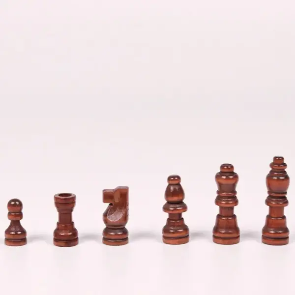 32 Wooden Chess Pieces Set for Enthusiasts - Image 4