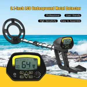 Adjustable Underground Metal Detector with LCD Display