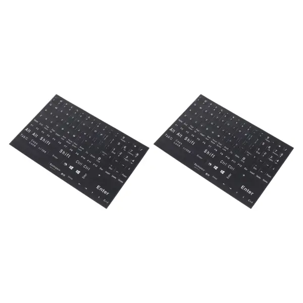 2 Sheets English Keyboard Stickers for Laptops - Image 8