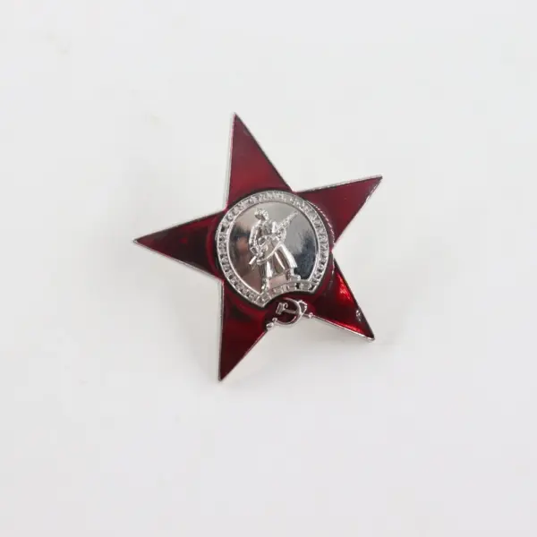 Soviet Military Order Red Star Brooch - Image 4