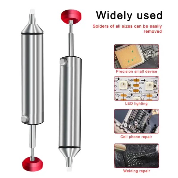 Aluminum Desoldering Pump with Silicone Hoses - Image 5