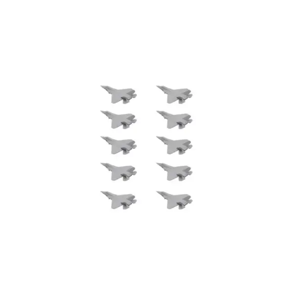 10PCS J-35 Military Plane Models Uncolored - Image 11