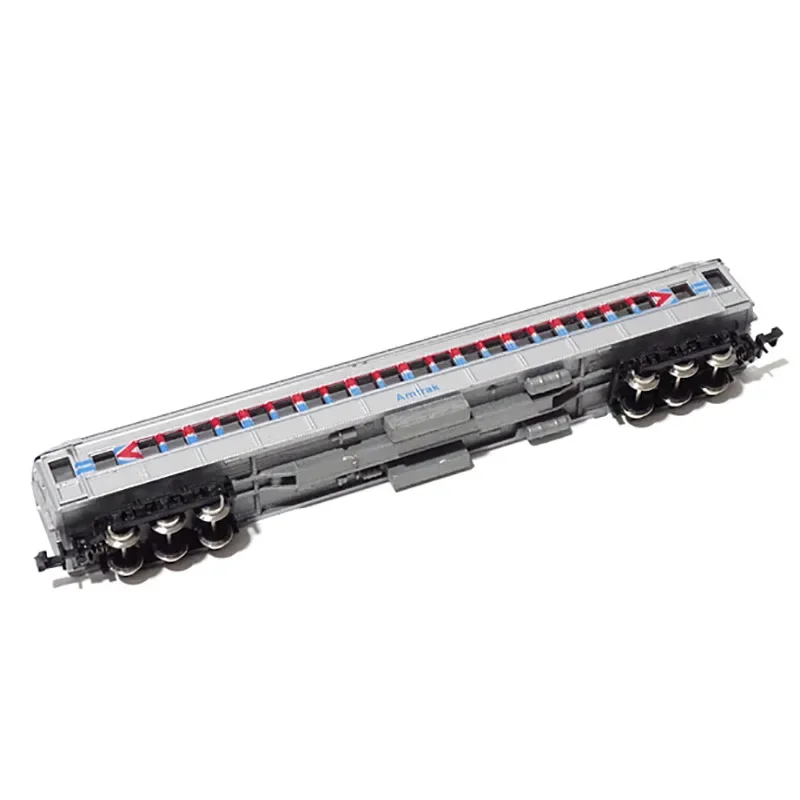 Diecast Nscale 1/160 Amtrak Passenger Car Model 4 Diecast Nscale 1/160 Amtrak Passenger Car Model - Image 4