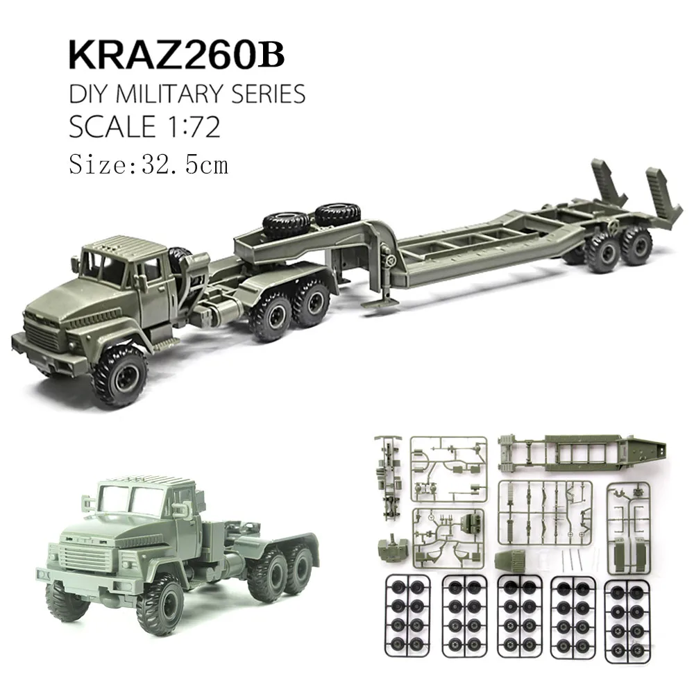 1/72 Ukraine KRAZ-260B Military Truck Model Kit 2 1/72 Ukraine KRAZ-260B Military Truck Model Kit - Image 2