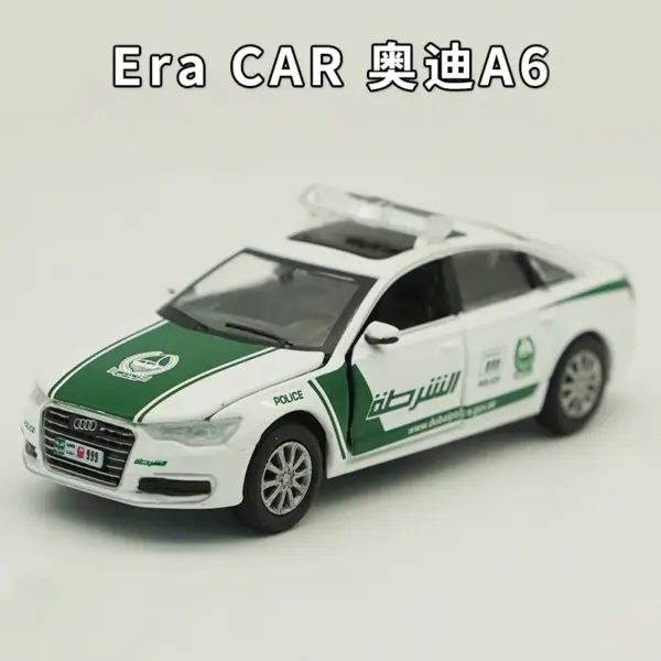 1:64 Audi A6 Diecast Alloy Taxi Model - Image 7