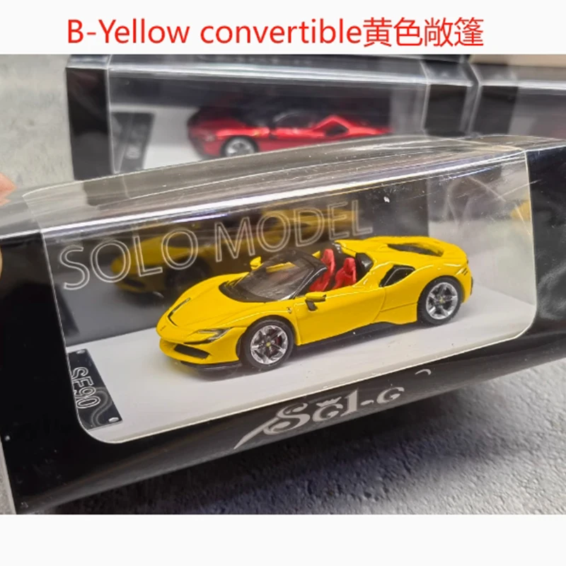 1:64 Scale SF90 Convertible Alloy Car Model 9 1:64 Scale SF90 Convertible Alloy Car Model - Image 9