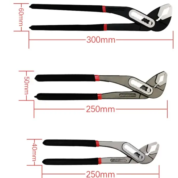 Heavy Duty Chrome Vanadium Pipe Wrench Set - Image 2
