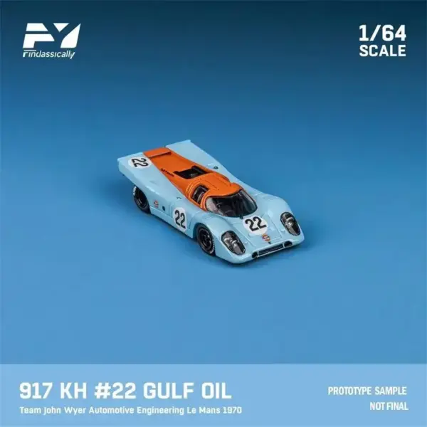 Porsche 917 Martini Diecast Model Car 1:64 - Image 6