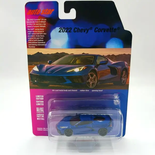 1:64 Scale 2022 Chevy Corvette Diecast Model - Image 8