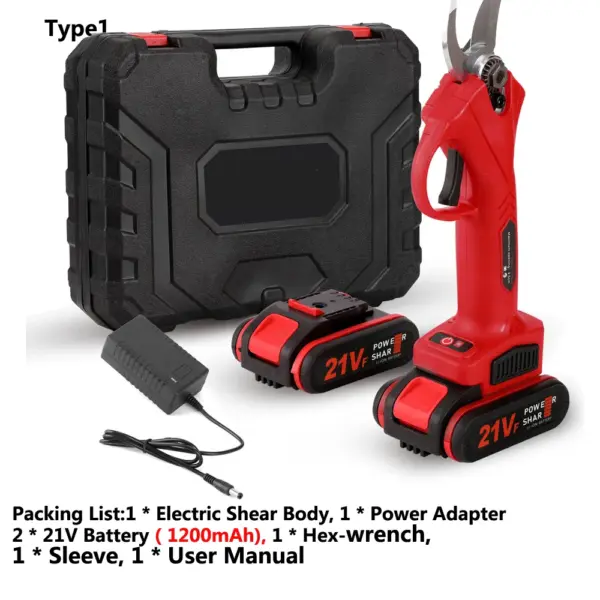 21V Cordless Electric Pruning Shear Set - Image 9