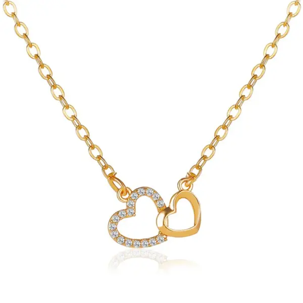 Tiny Heart Choker Necklace in Zinc Alloy - Image 28