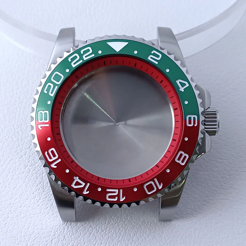 40.5mm Stainless Steel GMT Watch Case NH35/NH36 10 40.5mm Stainless Steel GMT Watch Case NH35/NH36 - Image 10