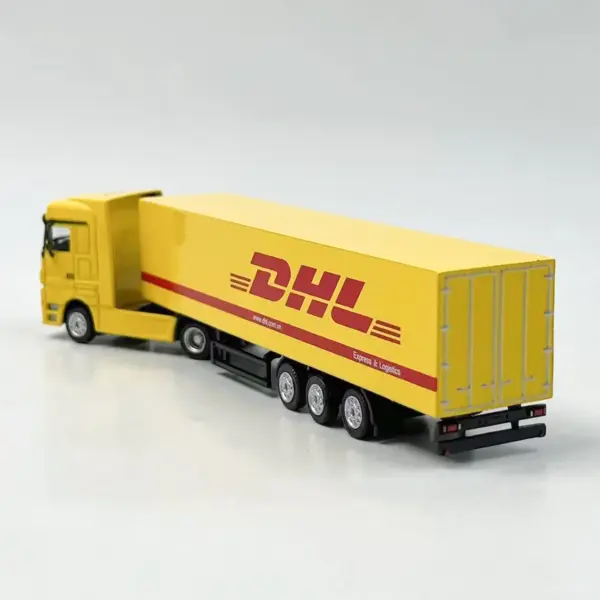 1/87 DHL Alloy Container Truck Model - Image 5