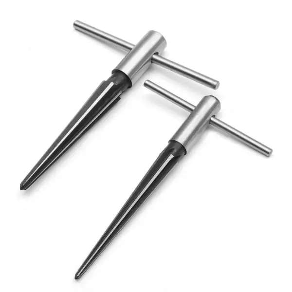 2PCS Handheld Tapered Reamer Set 1/8-5/8 Inch
