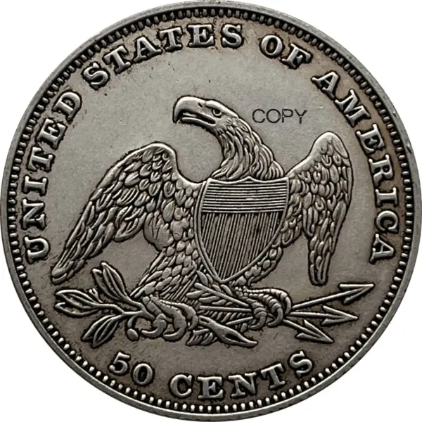 Silver-Plated 1837 Commemorative Coin Collectible - Image 6