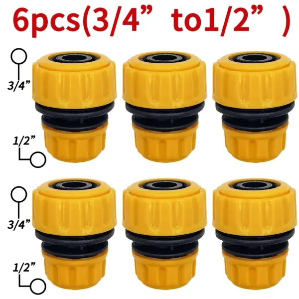 6PCS Garden Hose Repair Connectors 3/4 1/2 inch - Image 11