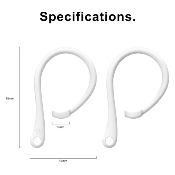 Silicone Earhooks for AirPods 1, 2 and Pro - Image 2