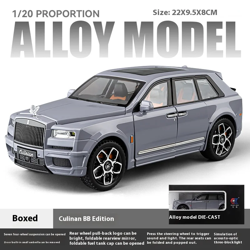 Rolls Royce Cullinan Diecast Model Car 1:20 12 Rolls Royce Cullinan Diecast Model Car 1:20 - Image 12